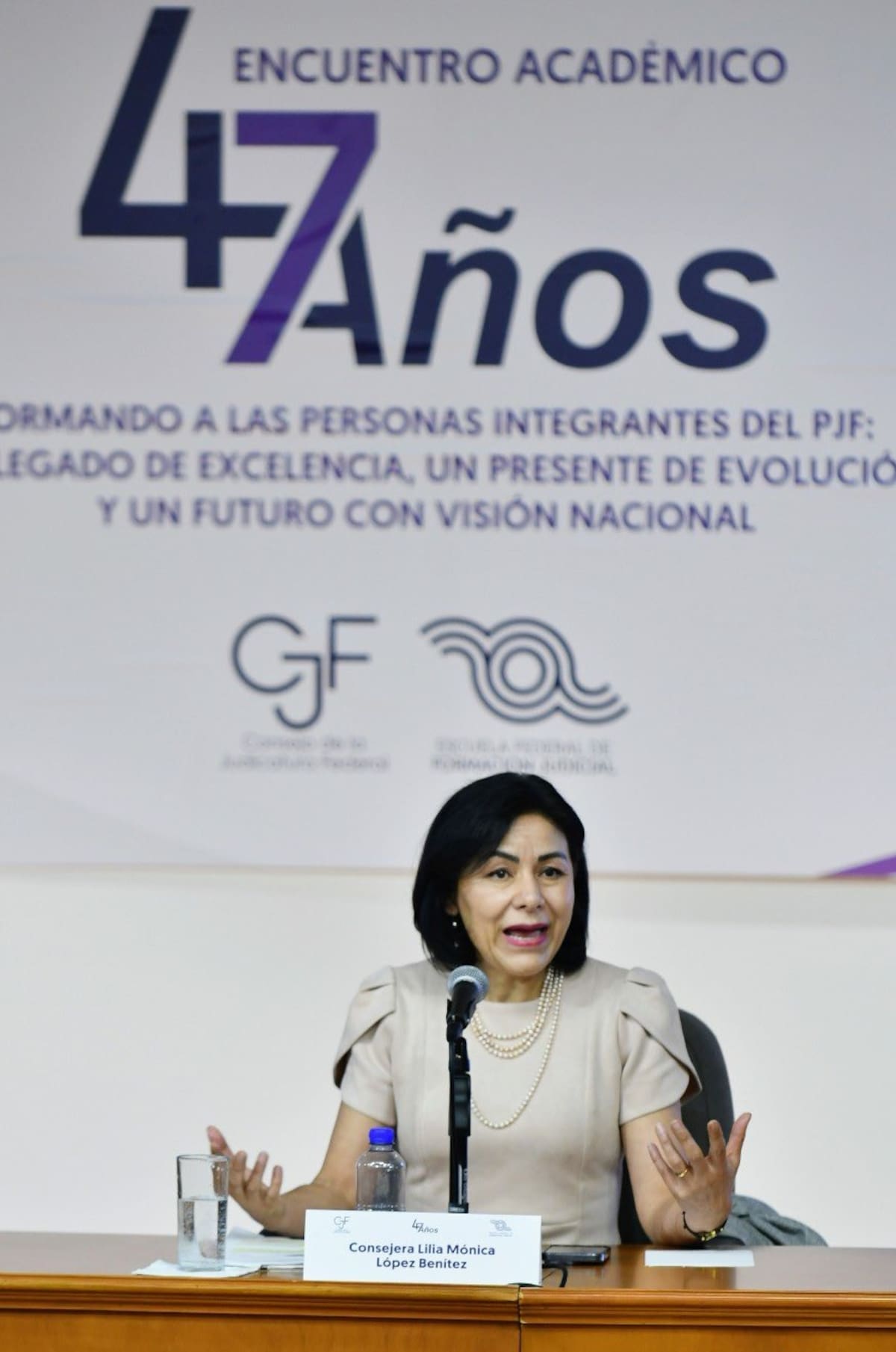 Lilia Mónica López Benítez. | Crédito: X @LMonicaLopezB