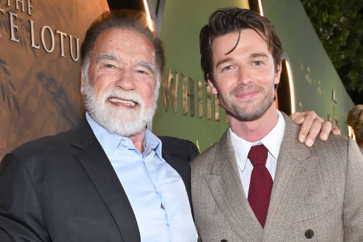 Arnold Schwarzenegger habla sobre el desnudo de su hijo Patrick en ‘The White Lotus’