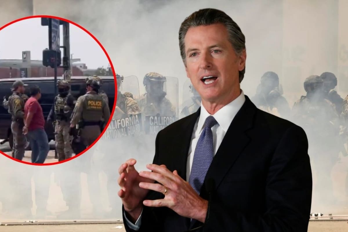 Redada de 100 agentes federales interrumpe conferencia en Los Ángeles; Gavin Newsom acusa provocación de Trump: “para él lo importante es el espectáculo”