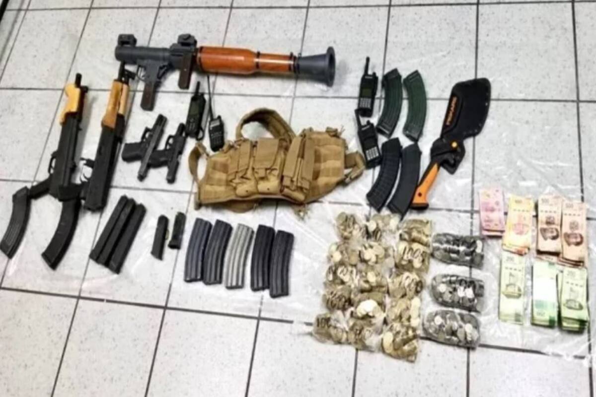 Aseguran armas de alto poder tras ataque en SLRC, Sonora