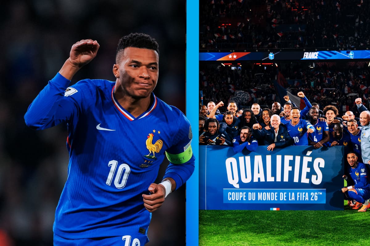 Kylian Mbappé llega a 400 goles en su carrera y clasifica a Francia al Mundial 2026