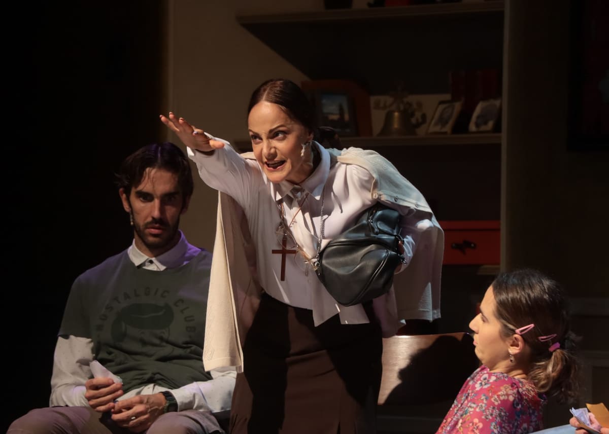 Lolita Cortés interpreta a "María" en la obra "Toc toc". Foto: Redacción GH