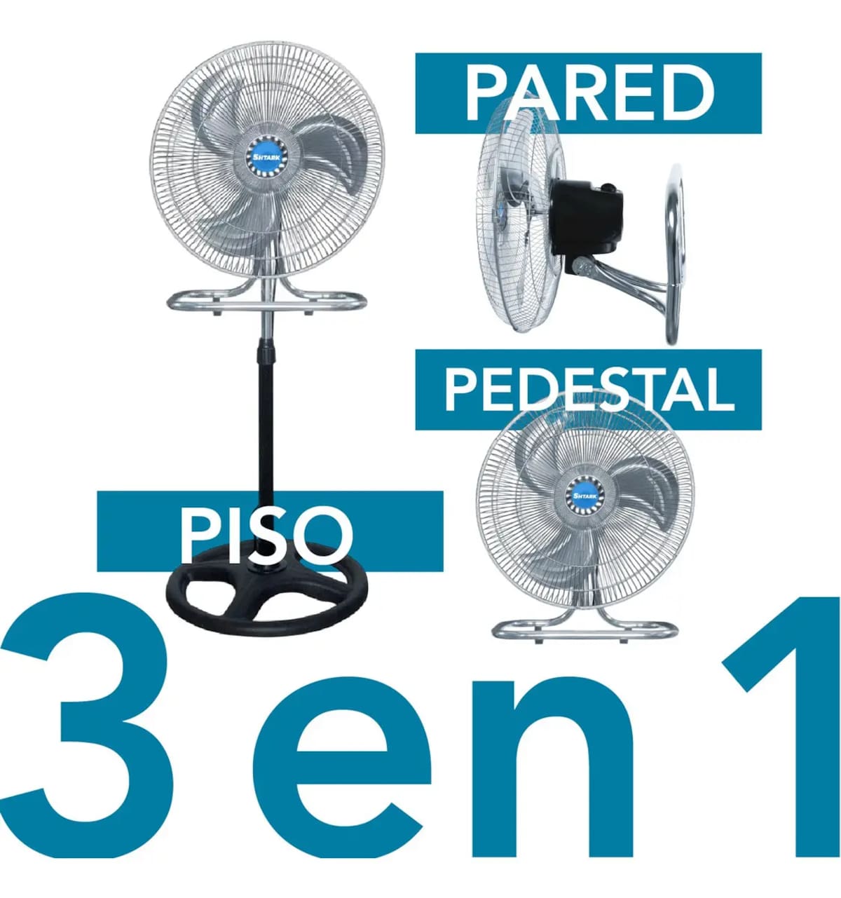 Paquete de dos ventiladores metálicos de 18 pulgadas | Mercado Libre