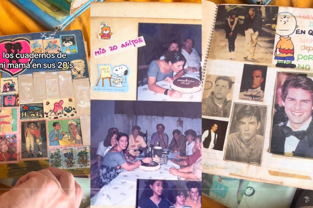 Joven encuentra un cuaderno que su mamá usaba durante los 90: su contenido se viraliza en TikTok