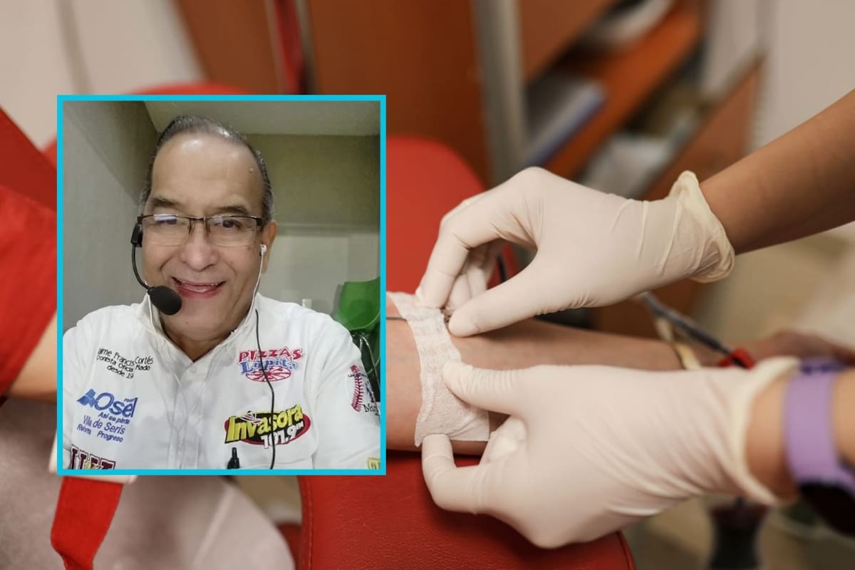 Jaime Francisco Cortés, cronista de los Naranjeros, requiere donaciones de sangre para operación