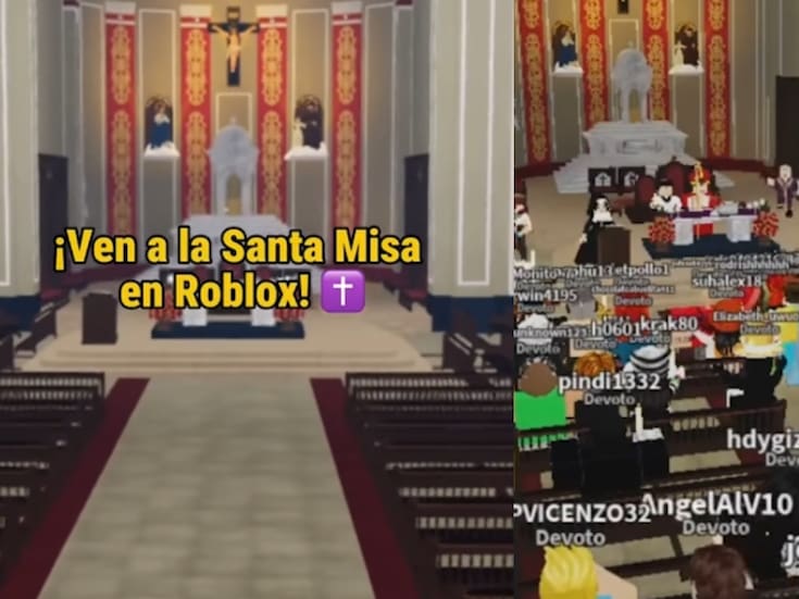 Iglesia peruana se vuelve viral por transmitir la Misa a través de la plataforma Roblox