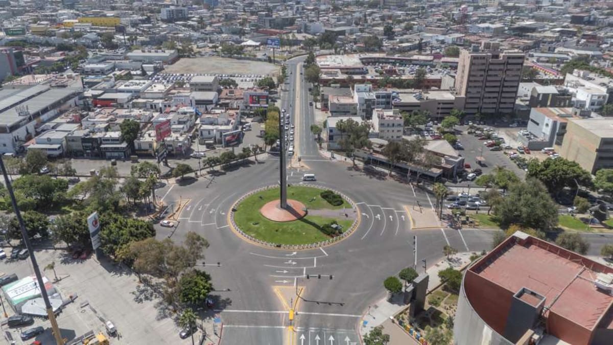 El puente Independencia permanece cerrado por los preparativos para las celebraciones del Grito de Independencia. Foto: Border Zoom