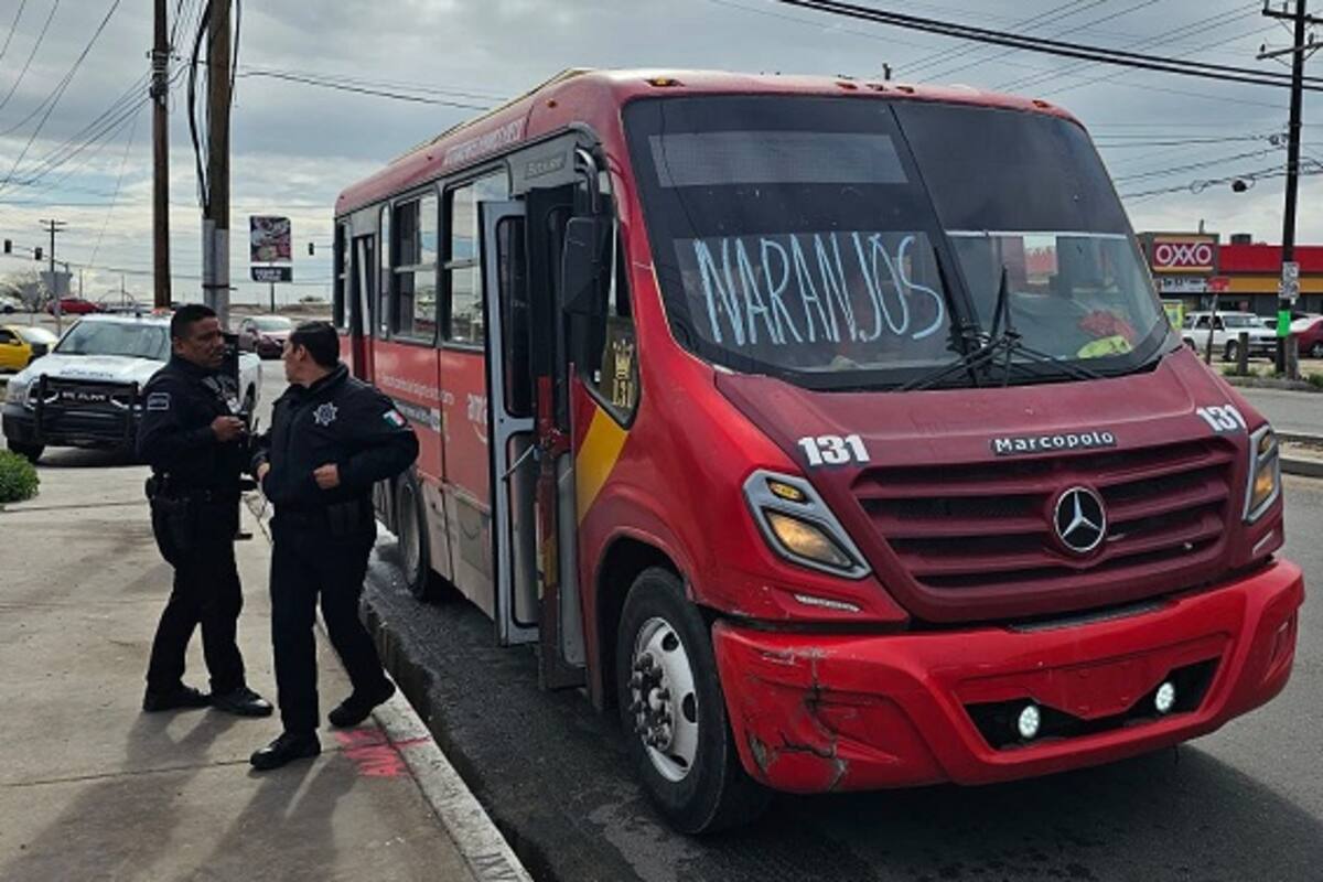 Conductor de transporte público es detenido por portar una pistola