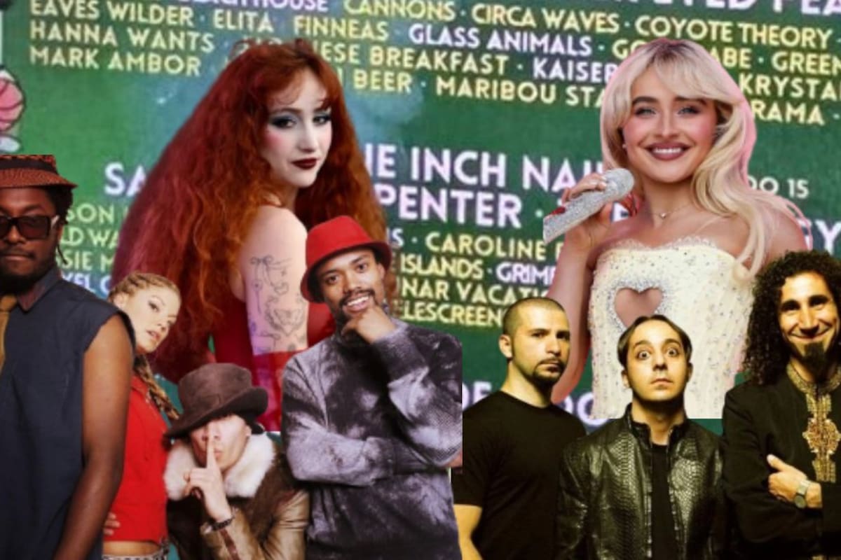 Filtran supuesto cartel del Corona Capital 2025: Sabrina Carpenter, Chappell Roan, Black Eyed Peas y System of a Down encabezarían el festival