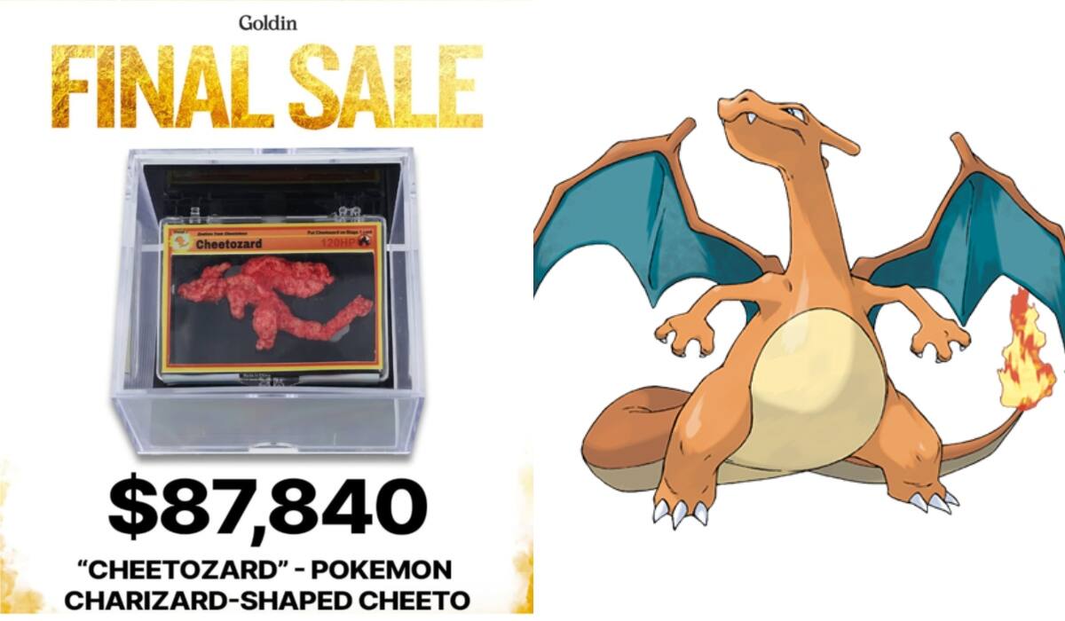 Venden Cheeto en forma del famoso personaje de Pokemon por 1 millon de pesos