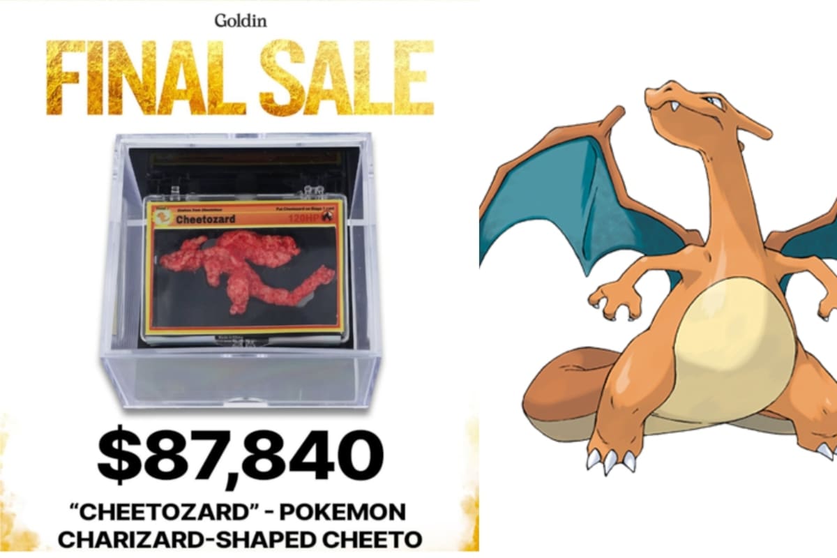 Venden Cheeto en forma del famoso Pokémon por 1 millón de pesos
