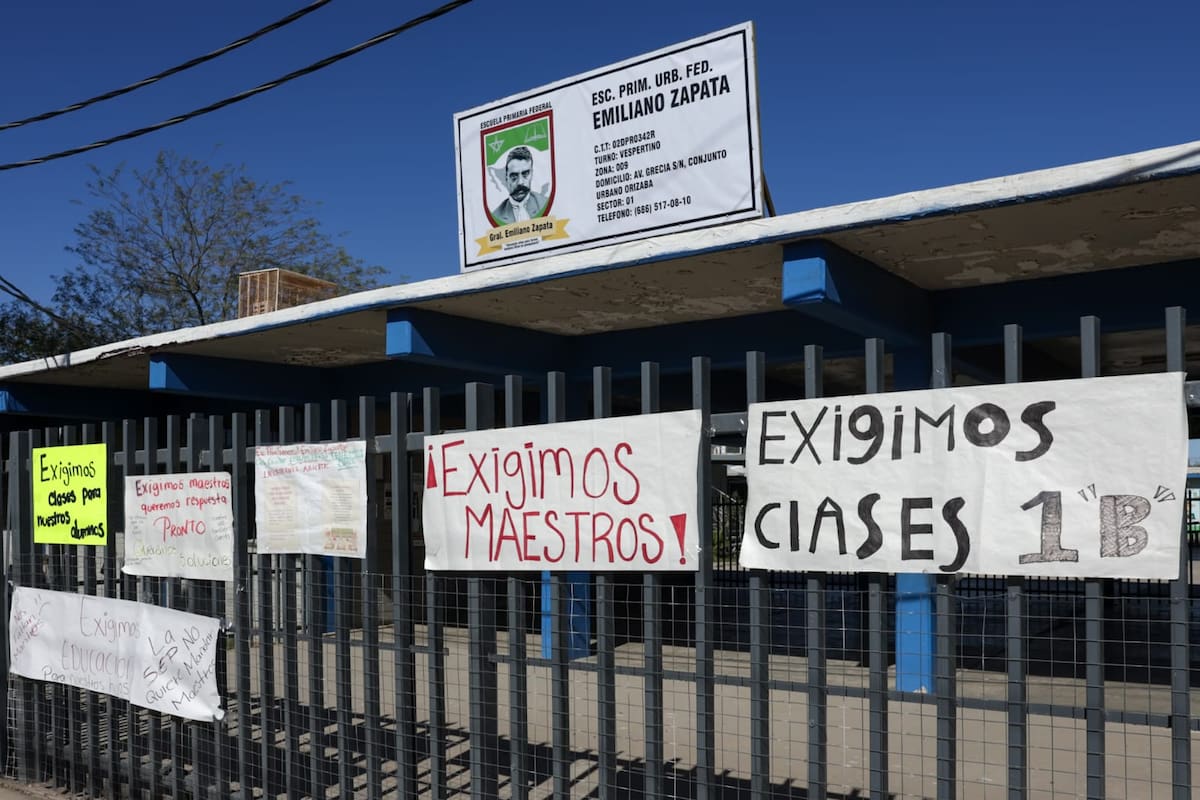 Falta de maestros provoca cierre de primaria Prof. Domingo Márquez Sánchez