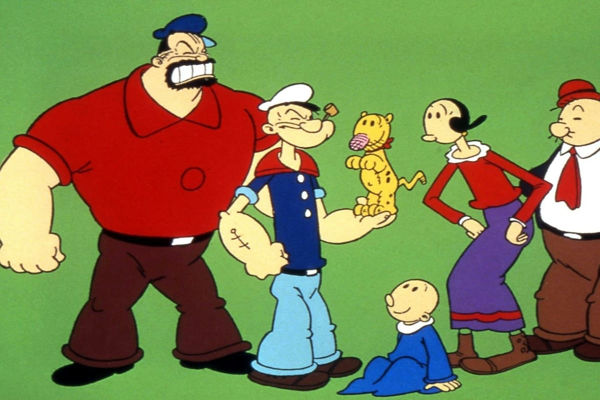 Brutus de Popeye el marino: Así de feo se lo imaginó la IA