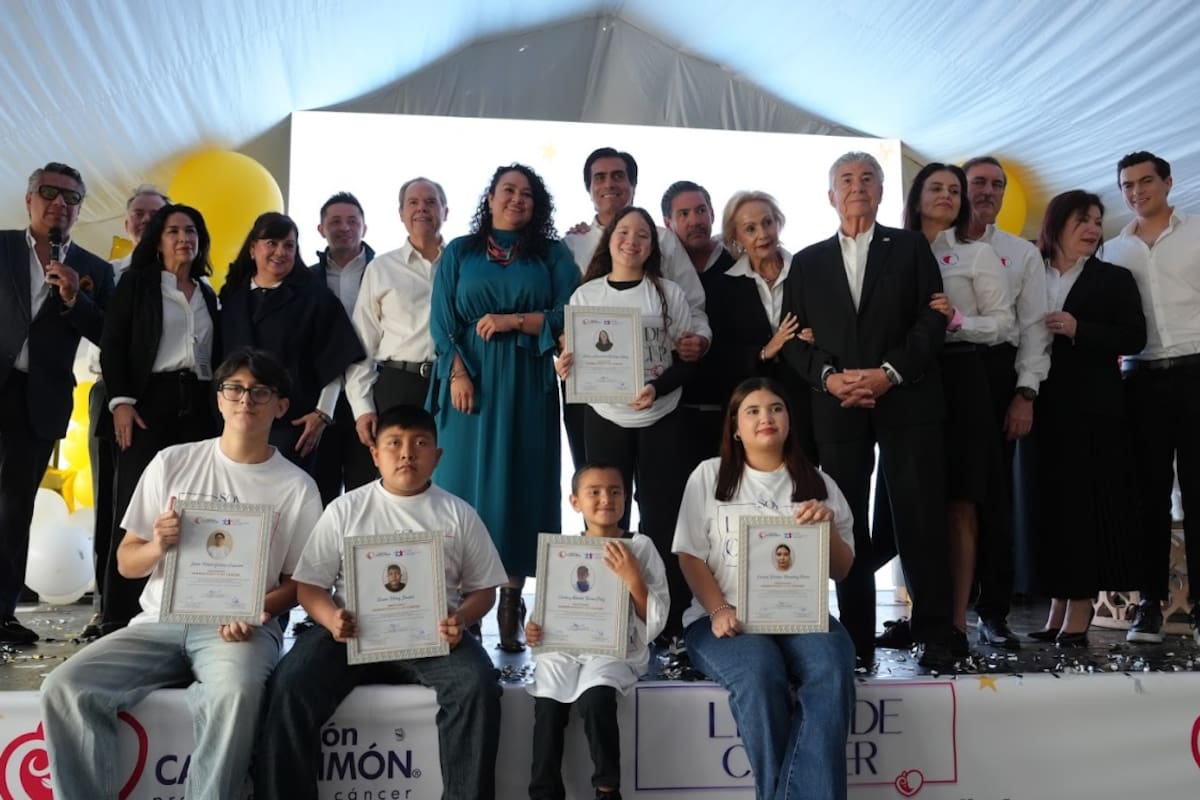 Se ‘gradúan’ libres de cáncer 6 pequeños pacientes de la Fundación Castro-Limón