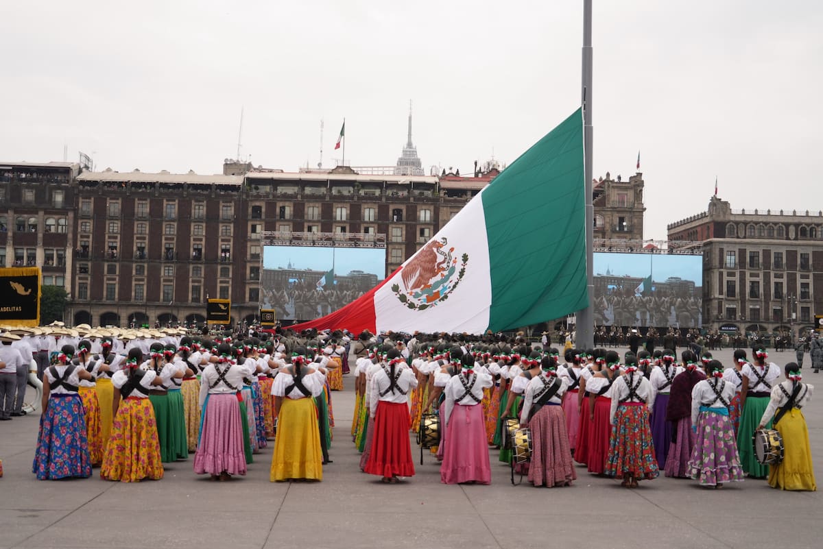 Así se vivió la Revolución Mexicana desde el Zócalo de la CDMX con Sheinbaum. | Crédito: Presidencia