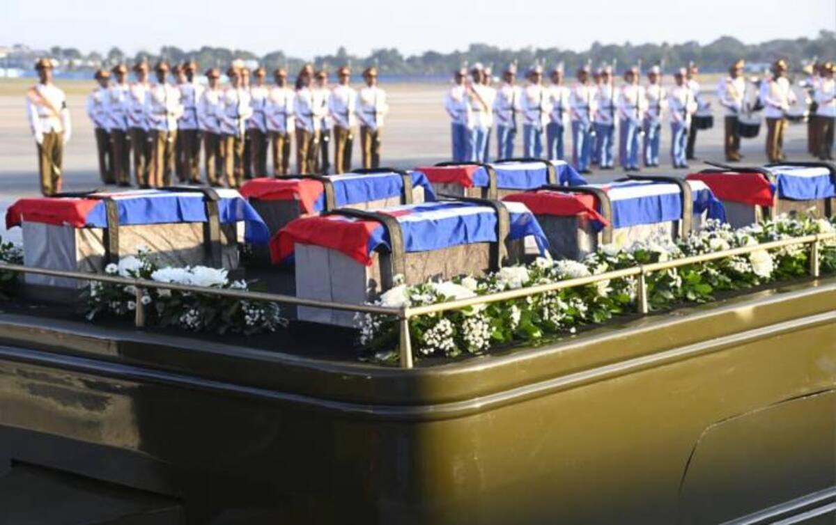 El Gobierno cubano calificó el hecho como un “secuestro” y anunció dos jornadas consecutivas de homenajes y movilizaciones, en un contexto de tensión diplomática con Estados Unidos. Foto: Asamblea Nacional de Cuba,