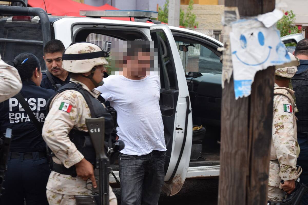 FOTOS: Captura de presuntos sicarios en Cajeme