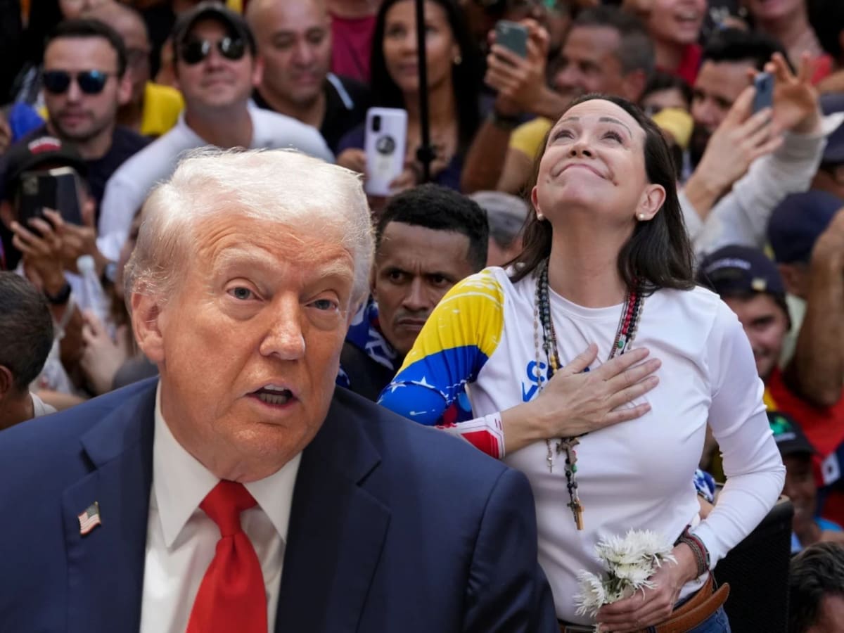 Trump pierde el Nobel 2025: María Corina Machado se lo lleva. | Crédito: AP