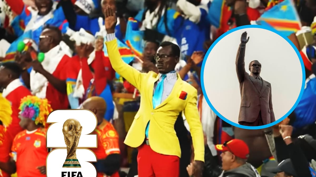 ¿Quién es ‘Lumumba’ y por qué observa los juegos de la Selección del Congo de pie y sin moverse?