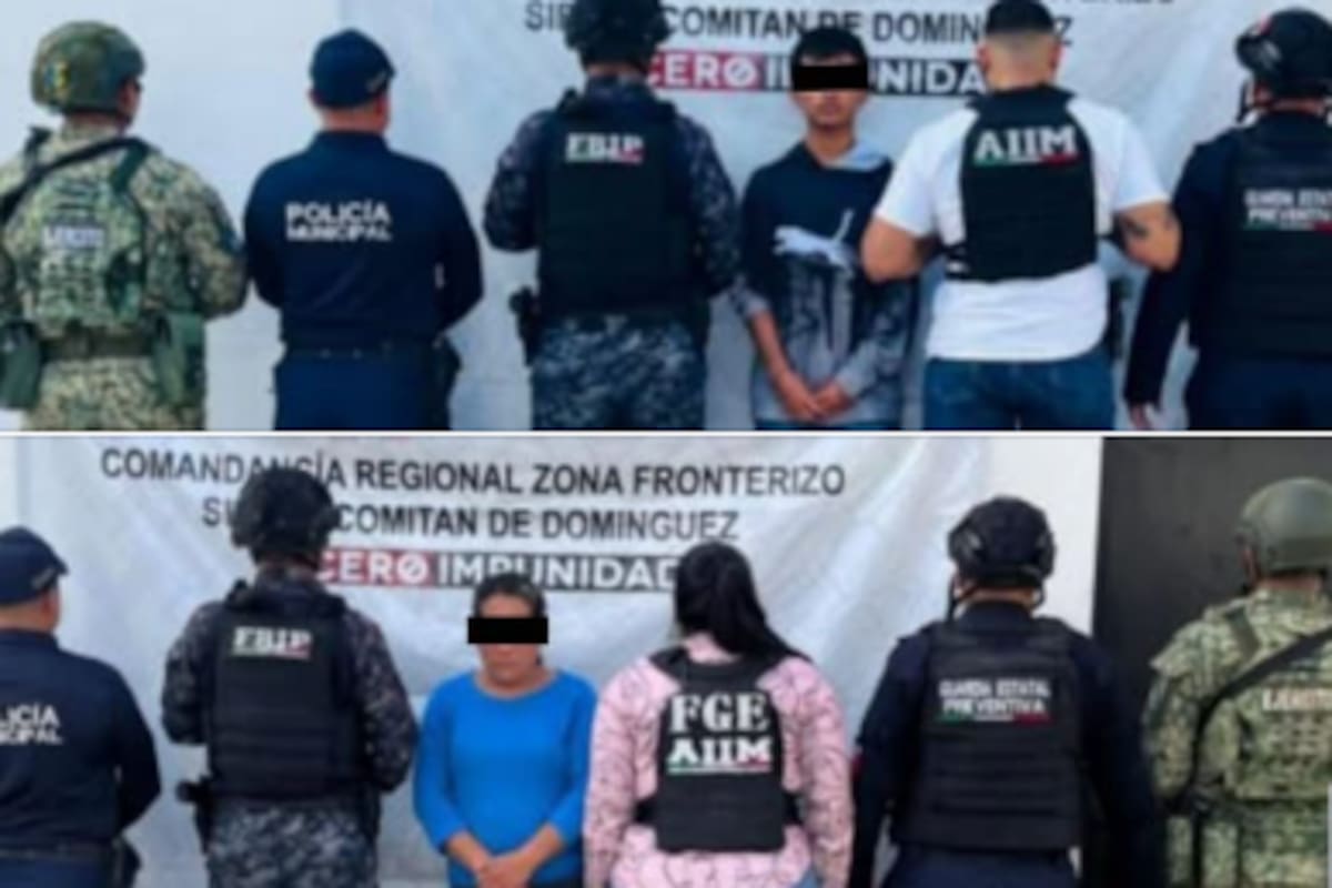 Intentan ahorcar a mujer y menor en Chiapas: pareja detenida por tentativa de feminicidio agravado