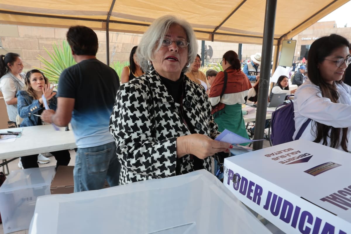 Le tomó 30 minutos para votar