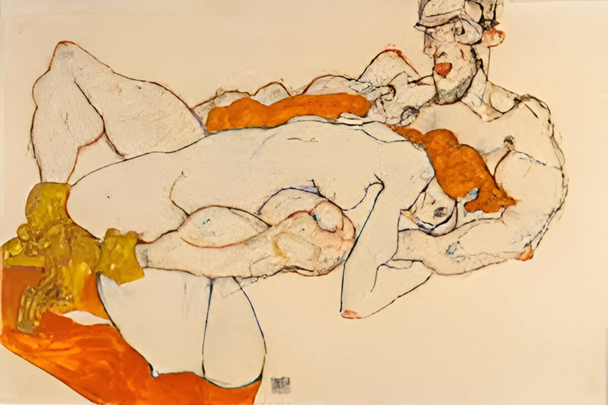 Amantes y la incertidumbre del amor: La revolución de Egon Schiele en 1913