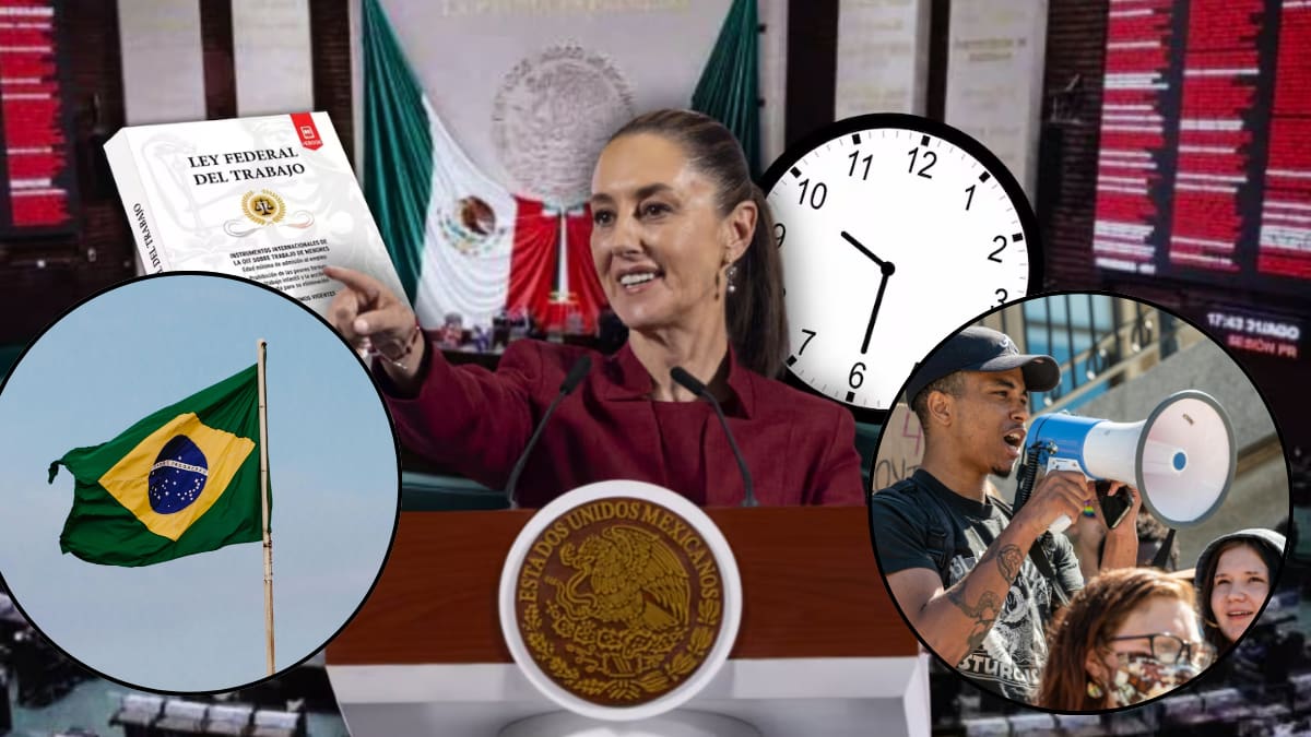 Mientras en Brasil se están manifestando para exigir la jornada laboral de 40 horas semanales, en México van a esperar hasta 2030 para su completa implementación