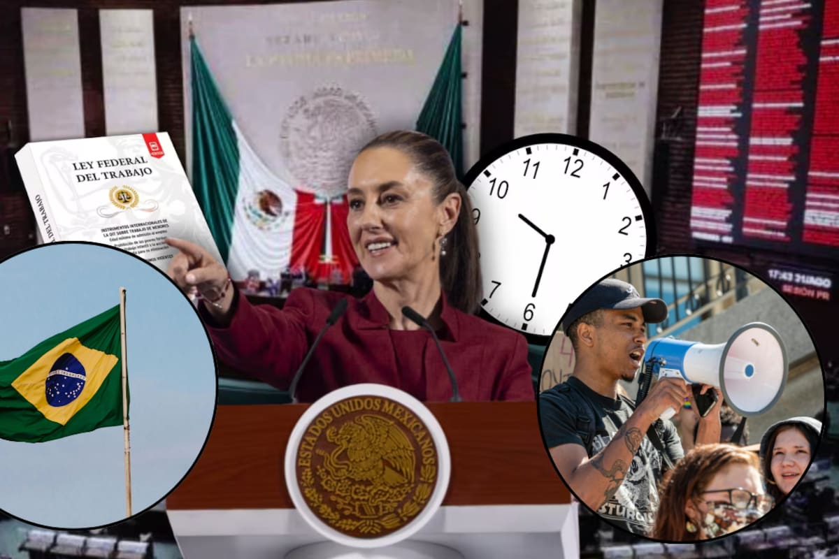Mientras en Brasil se están manifestando para exigir la jornada laboral de 40 horas semanales, en México van a esperar hasta 2030 para su completa implementación