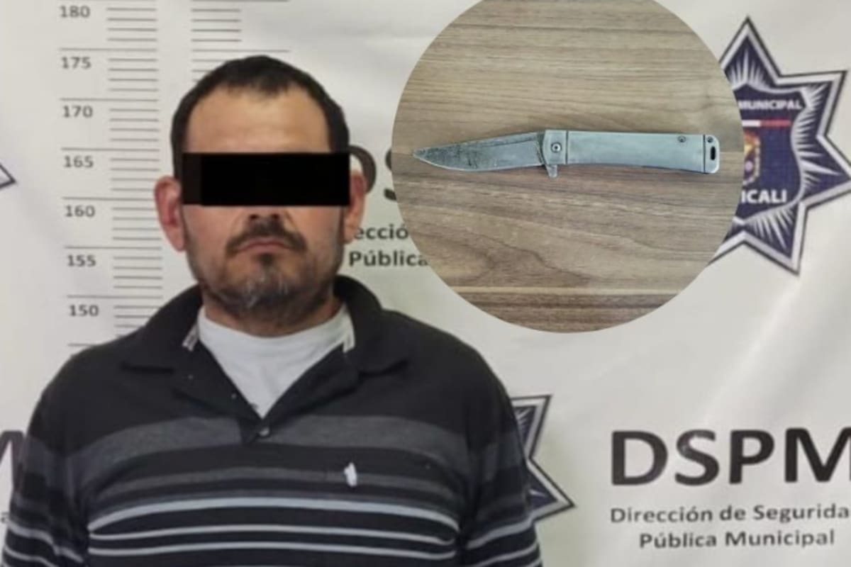 Hombre navajea a su hermano y es detenido