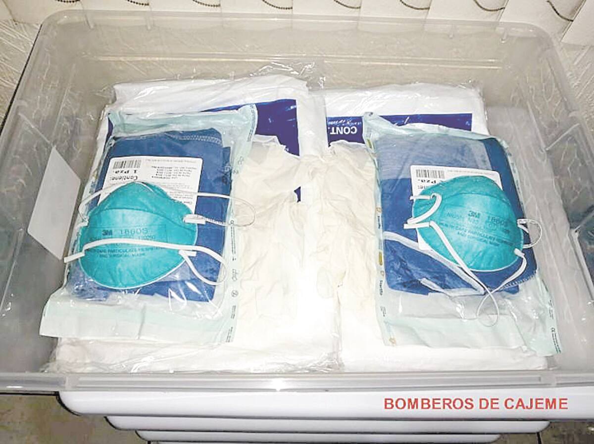 Los equipos de protección está ordenados y listos para ser usados.