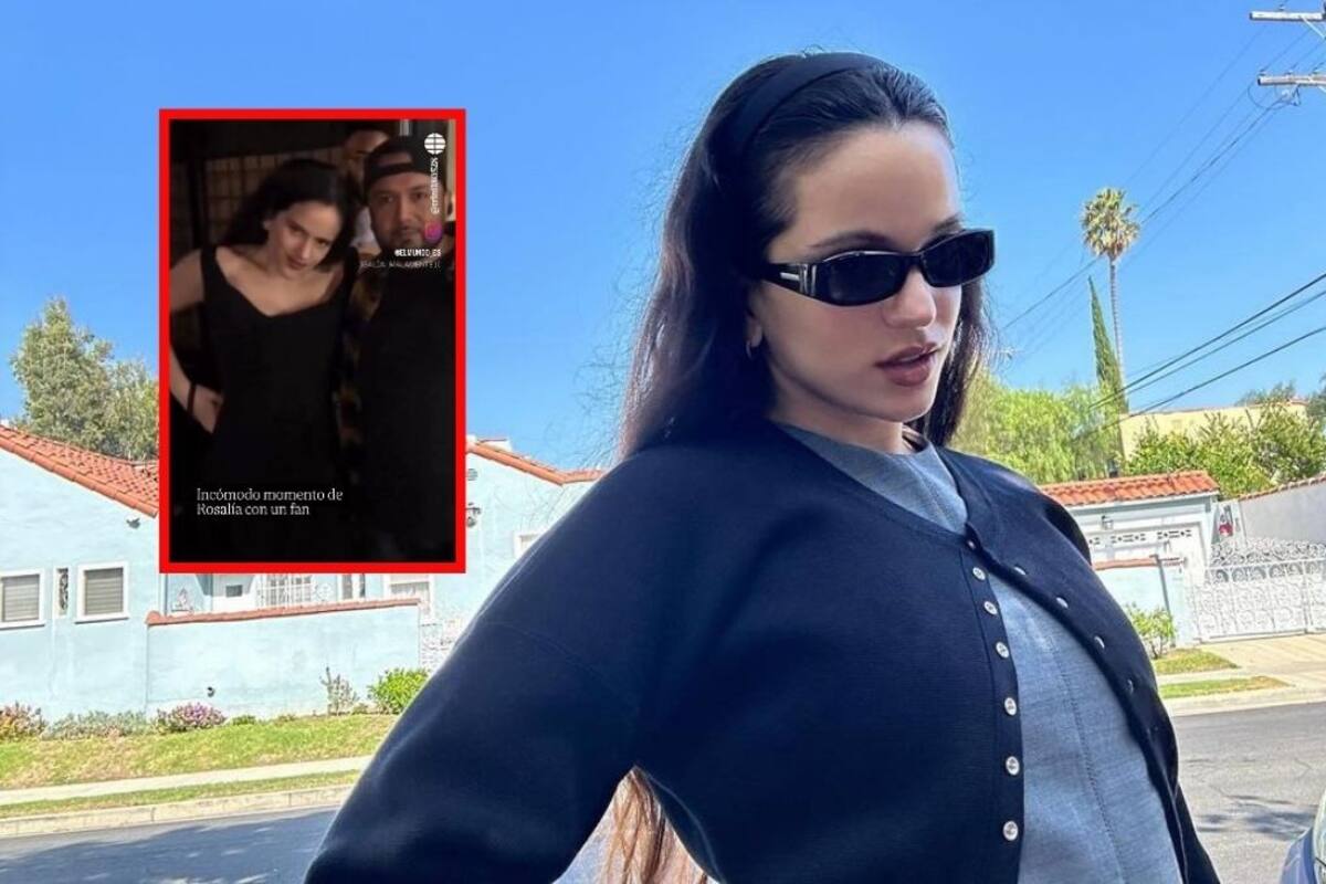 Rosalía vive un incómodo momento con un fan y se viraliza en redes sociales