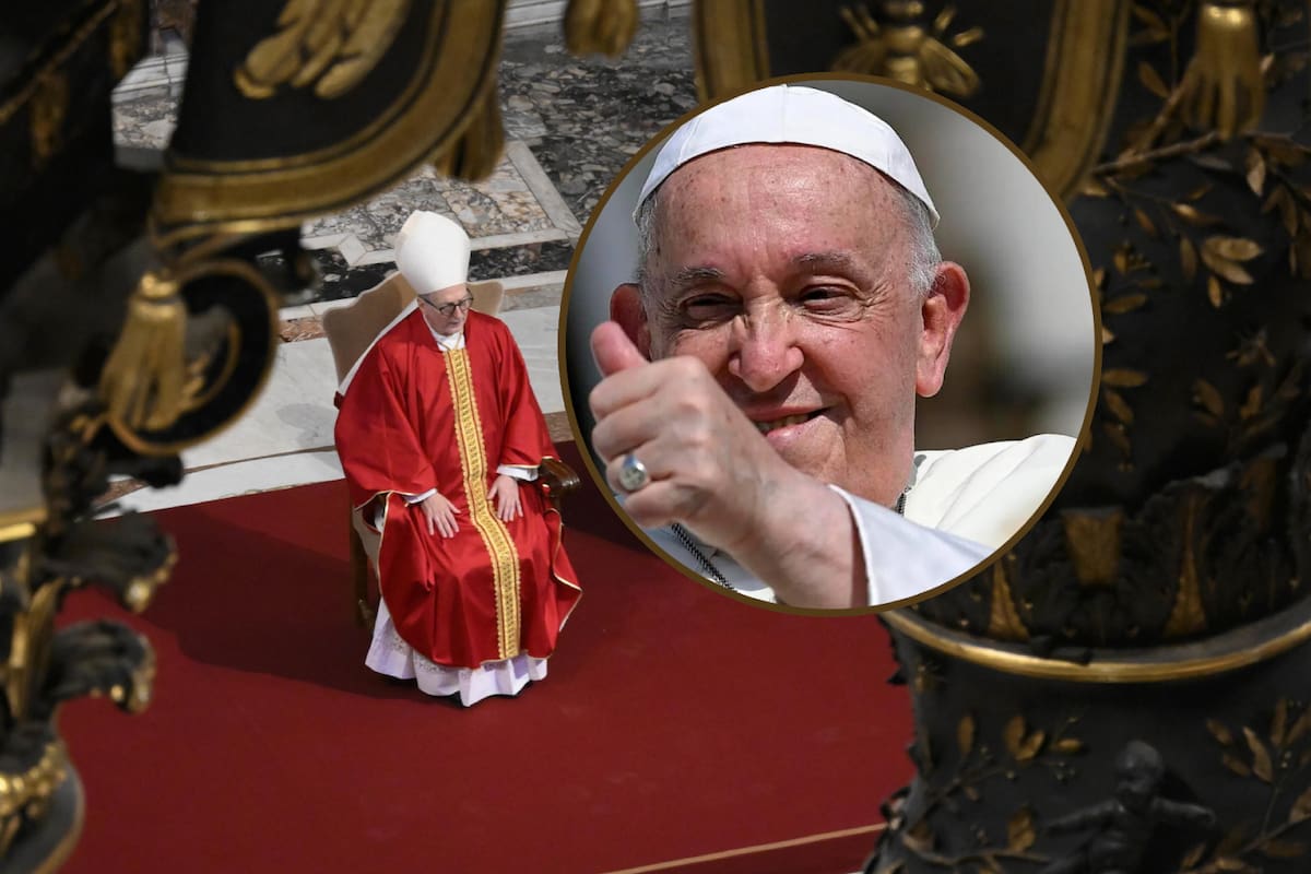 Papa Francisco sorprende con aparición este Sábado de Gloria en la Basílica de San Pedro