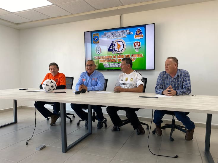Seris y Soles celebran 40 años de futbol profesional en Sonora