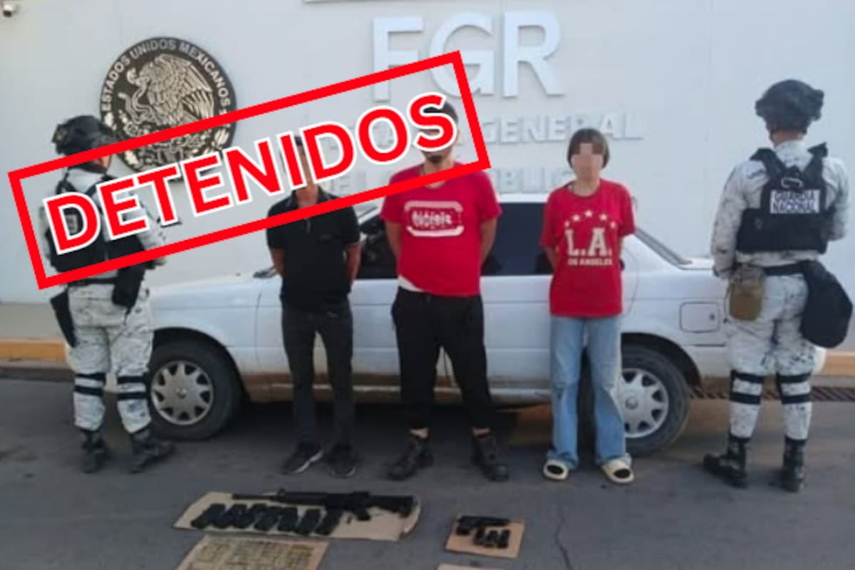 Arresto impactante en Culiacán: detienen a trío armado en auto robado tras evasión fallida