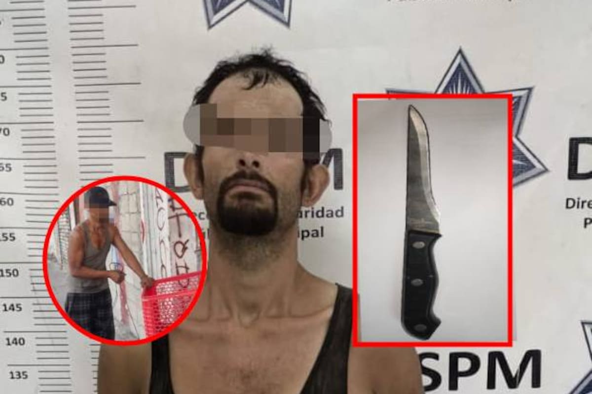 Detienen a presunto ladrón armado en La Chinesca