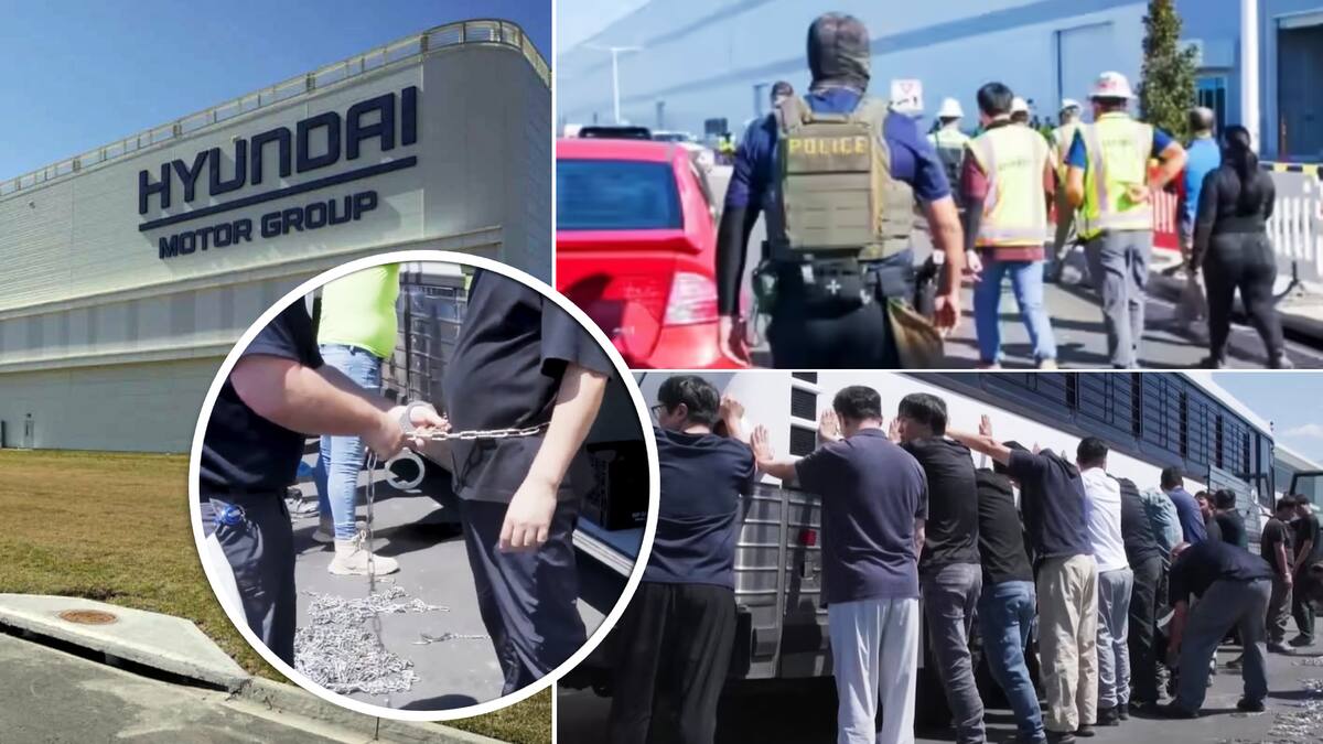 Redada en planta de Hyundai en Georgia deja 23 mexicanos detenidos. FOTO: Especial