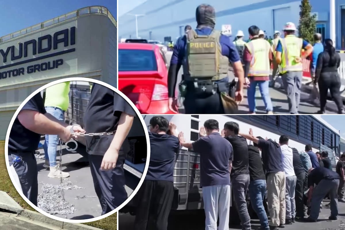 Además de los 300 migrantes surcoreanos detenidos, la redada masiva de ICE en una fábrica de Hyundai reportó a 23 mexicanos que serán deportados de forma voluntaria a México