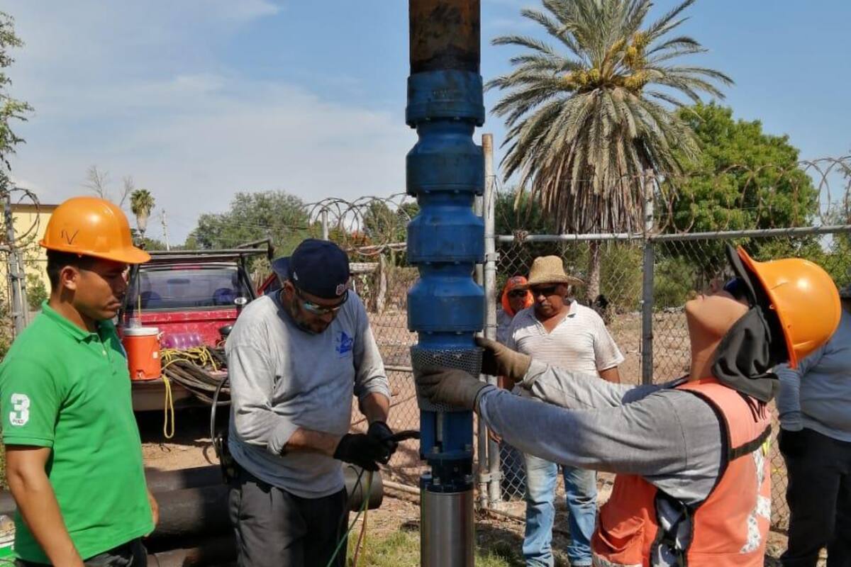 Instalan en pozo de Pueblo Yaqui nuevo equipo de bombeo