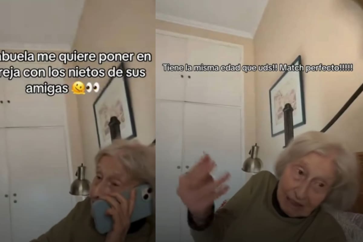 La apodan la abuela Tinder: consigue fotos de los nietos de sus amigas para encontrarle novio a su nieta