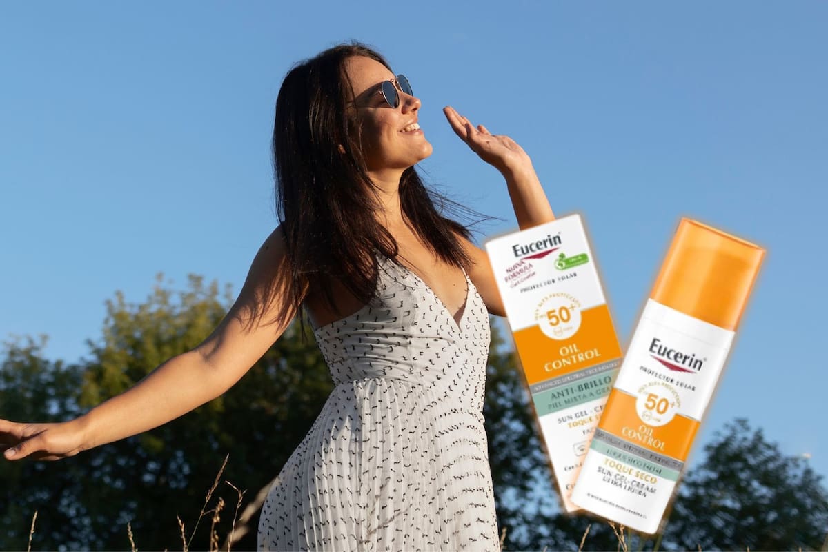 El protector solar Eucerin Oil Control para piel grasa baja a 278 pesos en Mercado Libre, registrando un descuento del 63% para proteger el rostro contra la radiación solar