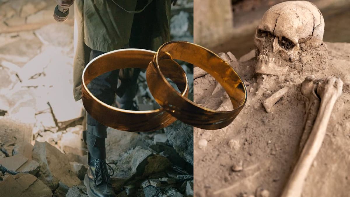 Dos anillos de oro de hace 2 mil años junto a un esqueleto, encuentran arqueólogos en Tailandia; también aparecieron fragmentos de tambores, restos humanos, recipientes, joyas y objetos relacionados con entierros