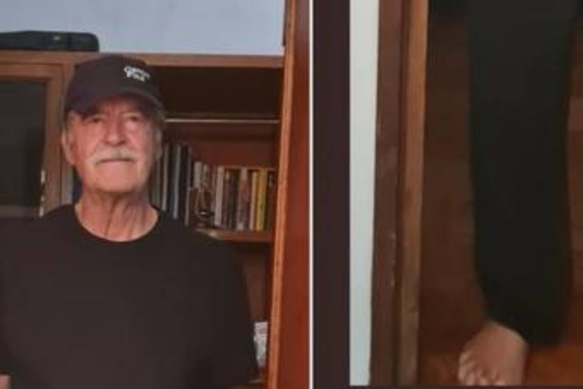 FOTO de Vicente Fox muestra que aparentemente tiene seis dedos en cada pie