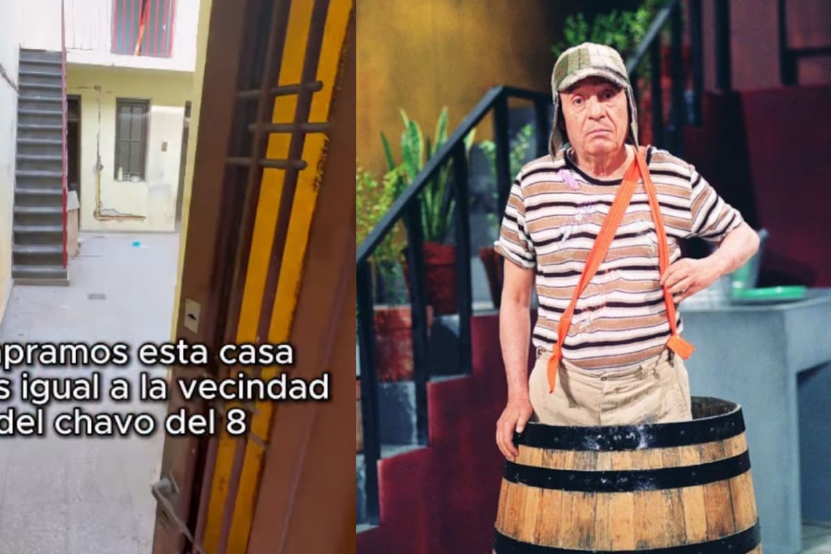 Hombre presume que compró una casa idéntica a la famosa Vecindad del Chavo del 8