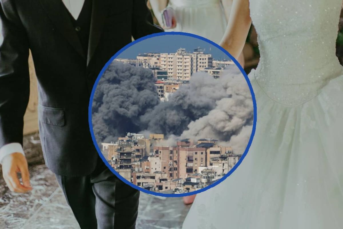 Boda se celebra en refugio subterráneo en Tel Aviv, en medio del conflicto entre Israel e Irán