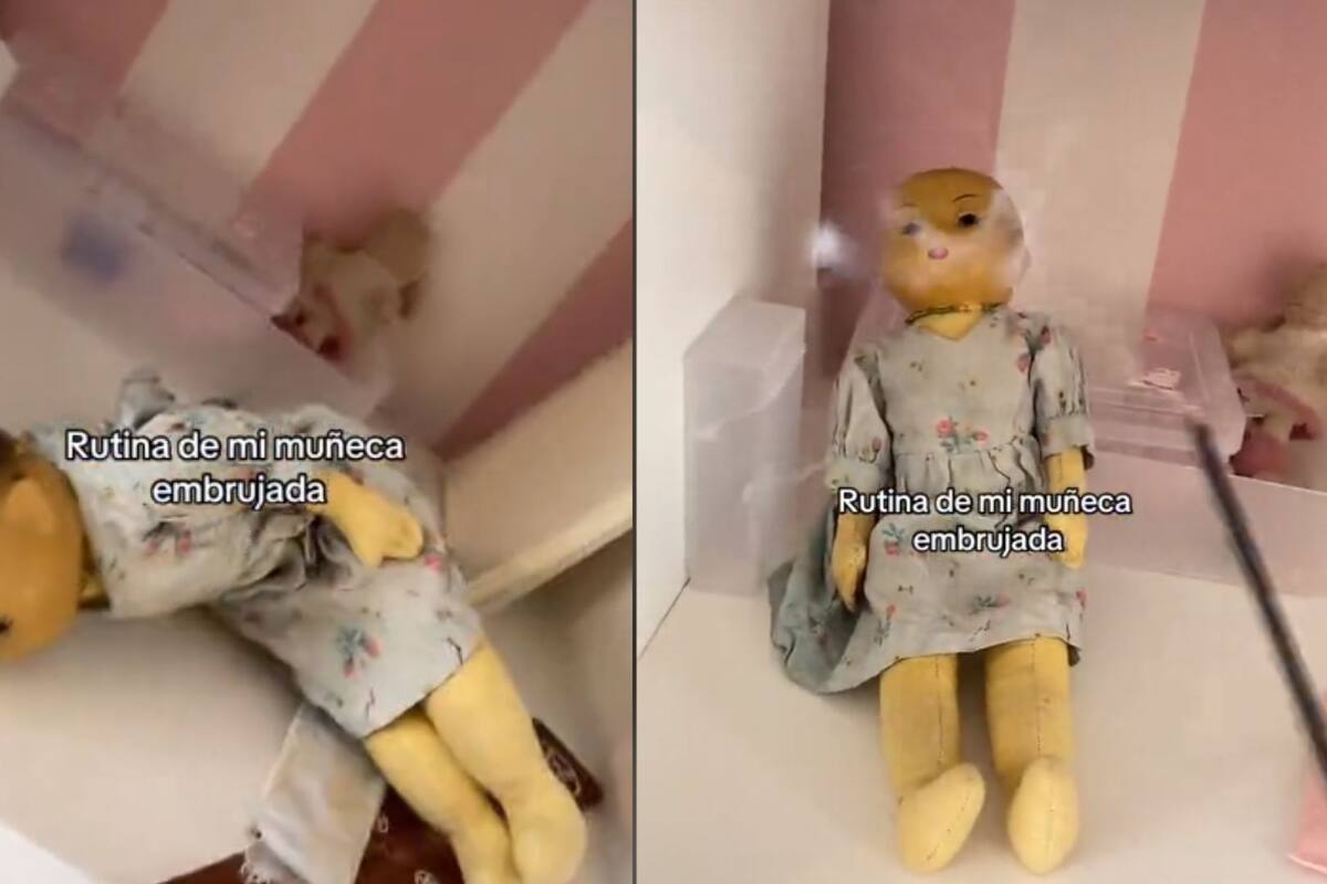 Tiktoker cuenta cómo es su rutina con una muñeca embrujada; se vuelve viral