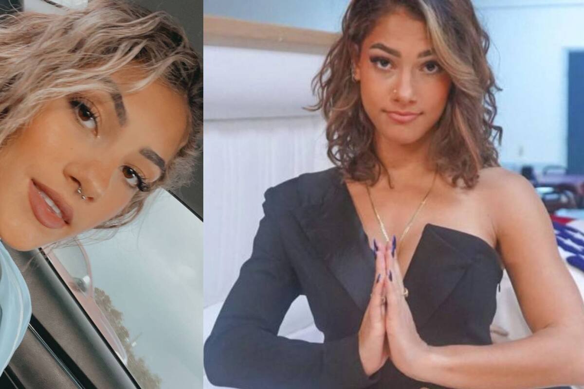 Modelo de TikTok que posó frente ataúd de su padre se defiende: "era mi papá y puedo subir lo que quiera"