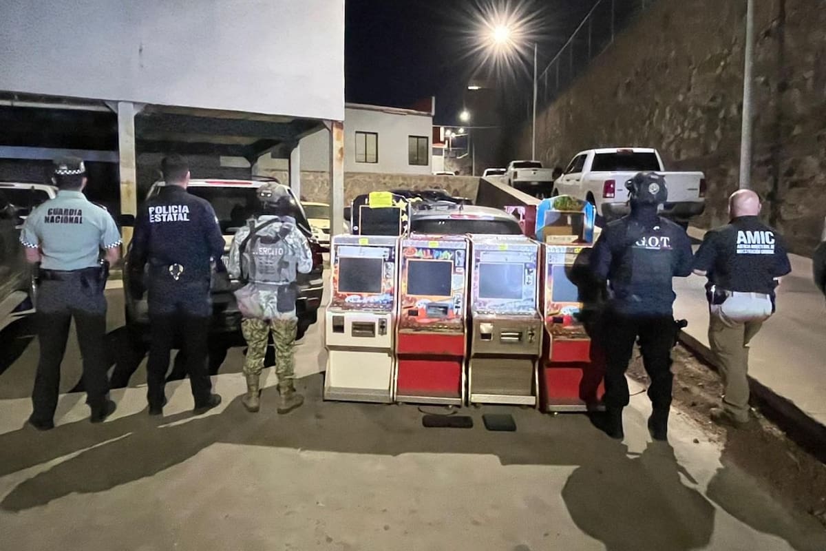 Decomisan 117 máquinas tragamonedas en Nogales