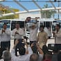 Gobernador Alfonso Durazo hace entrega de 15 nuevas unidades de transporte en Cajeme