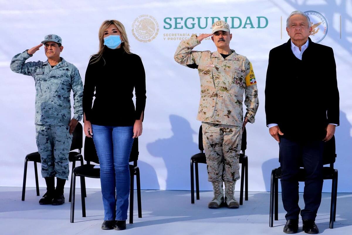 Inaugura AMLO cuartel de Guardia Nacional en Moctezuma; el tercero en Sonora