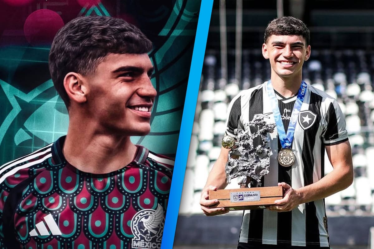 Henrique Simeone, la joya del Botafogo con raíces mexicanas, sorprende en la convocatoria del Tri Sub-18